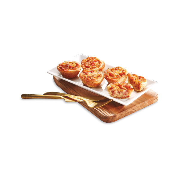 Mini Pastéis Carbonara