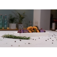 Croquettes de brandade de morue avec crème de pommes de terre à la truffe