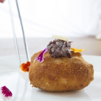 Croquetas de Cocido con Morcilla de Arroz