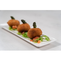 Croquetas de Ibérico con Espárragos verdes