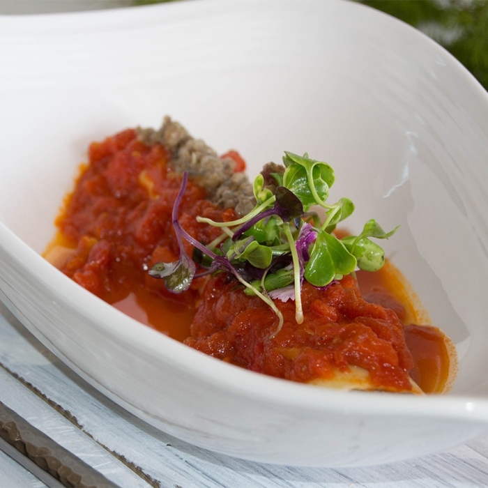 Canelones de Carne XXL con Pisto Manchego