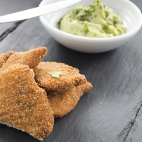 Solomillo de Pollo Marinado con Guacamole